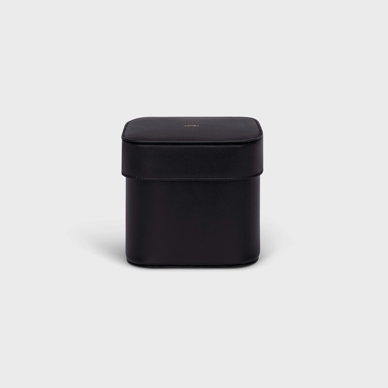 Medium Box in Shiny Calfskin - BLACK - CELINE MAISON - 1 | CELINE