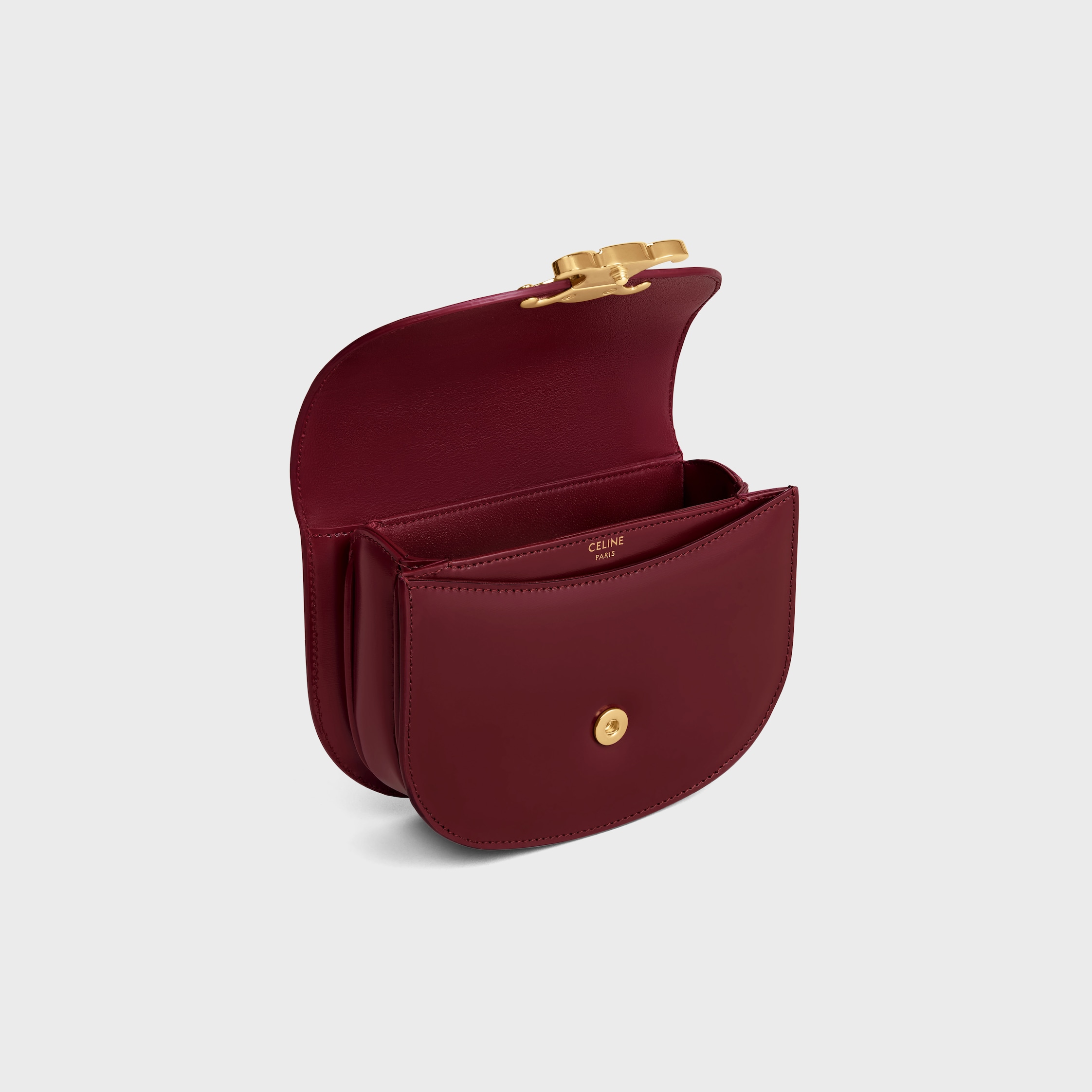 【セリーヌ】CELINE BESACE CLEA シャイニーカーフスキン MINI BESACE CLEA IN SHINY CALFSKIN - BLACK | CELINE