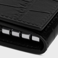 key case IN Crocodile Embossed Calfskin - BLACK - TECH ACCESSORIES - 1 | CELINE