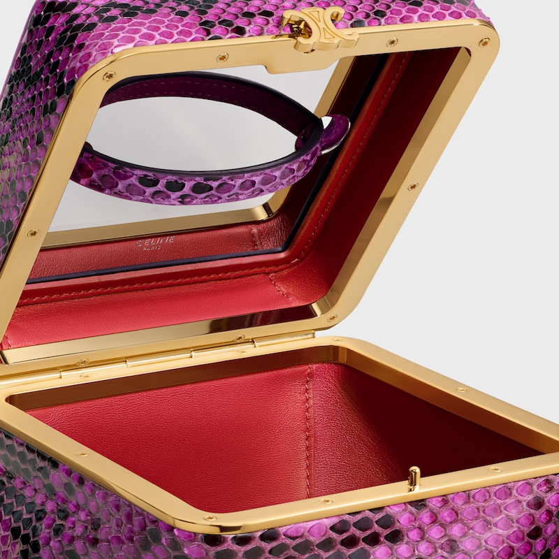 CUBE IN PYTHON - MAGENTA - SHOULDER BAGS - 1 | CELINE