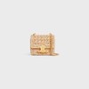 MINI CHAIN CLAUDE IN RAFFIA EFFECT TEXTILE - NATURAL - MORE LINES - 1 | CELINE