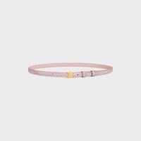 TEEN 13MM TRIOMPHE BELT in Pearly Python - LIGHT PINK -  - 1 | CELINE