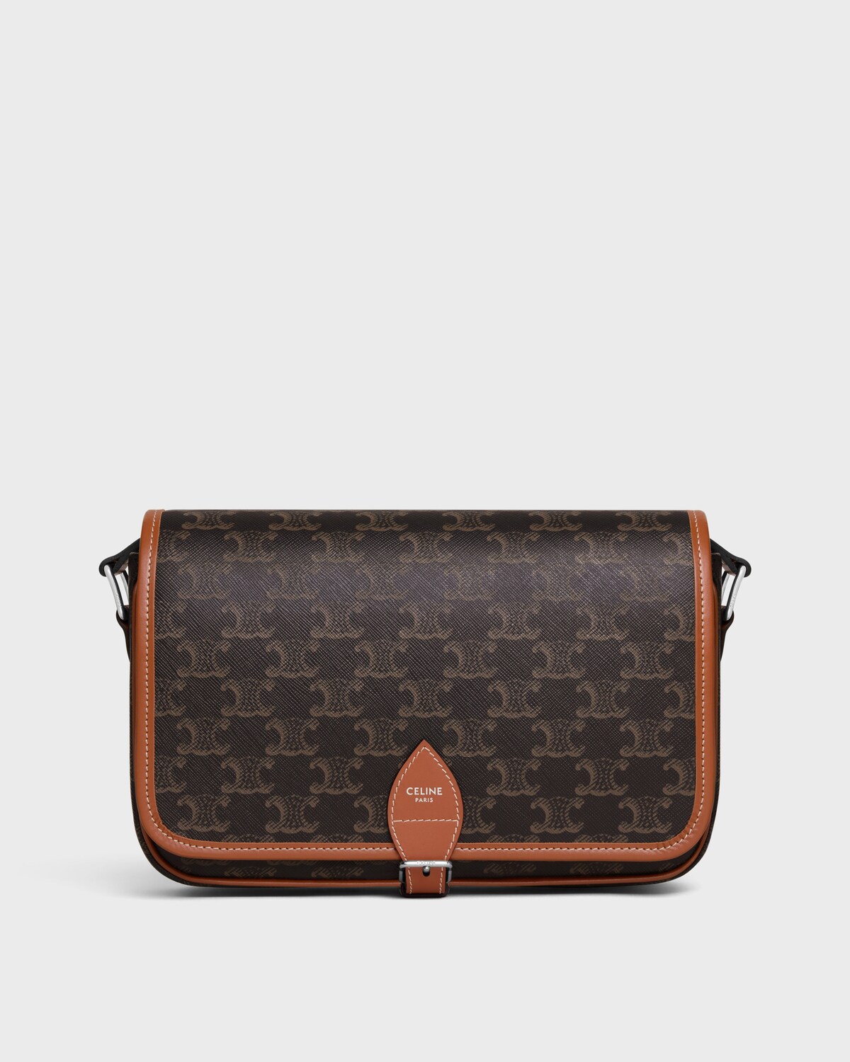 Small Folco Messenger In Triomphe Canvas And Calfskin — 118252BZJ.04LI