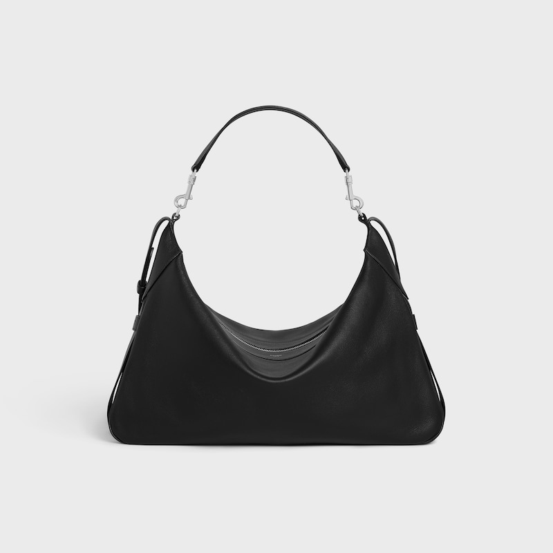 Romy grand mod&egrave;le EN VEAU SOUPLE GRAIN&eacute; - NOIR - CELINE ESSENTIALS - 1 | CELINE