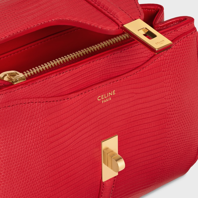 MINI 16 IN Lizard - ULTRA RED - MORE LINES - 1 | CELINE