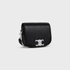 SMALL BESACE STRAP TRIOMPHE IN PYTHON - BLACK - BELT BAGS AND MINI BAGS - 2 | CELINE
