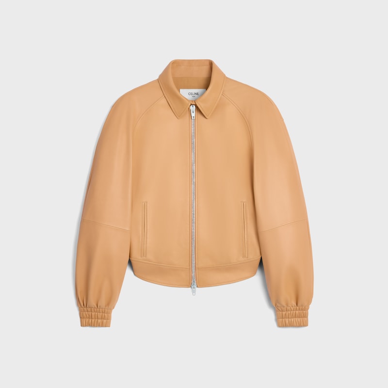 jacket IN plong&eacute; lambskin - EGGSHELL -  - 1 | CELINE