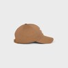 triomphe baseball cap in cotton - TOFFEE -  - 3 | CELINE