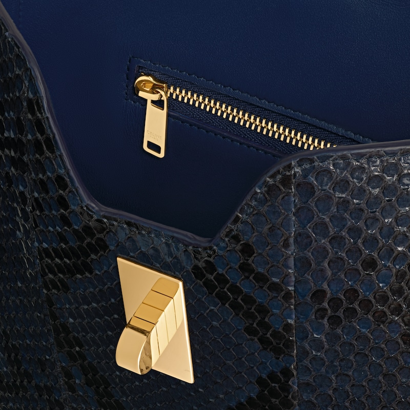 SMALL CAMILLE 16 SOFT BAG IN PYTHON - DEEP NAVY - CAMILLE - 1 | CELINE