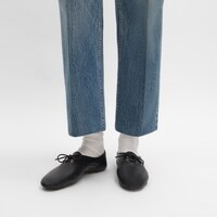 BALLET - LACE-UP SHOE IN LAMBSKIN - BLACK -  - 2 | CELINE