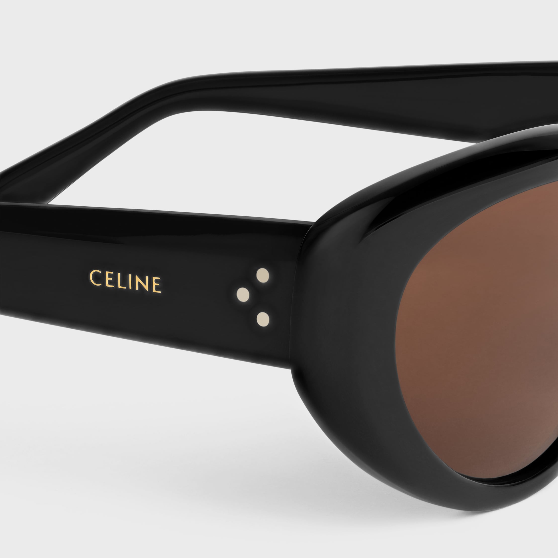 Cat Eye S286 Sunglasses in Acetate - BLACK | CELINE Cat Eye S286 Sunglasses in Acetate - BLACK | CELINE