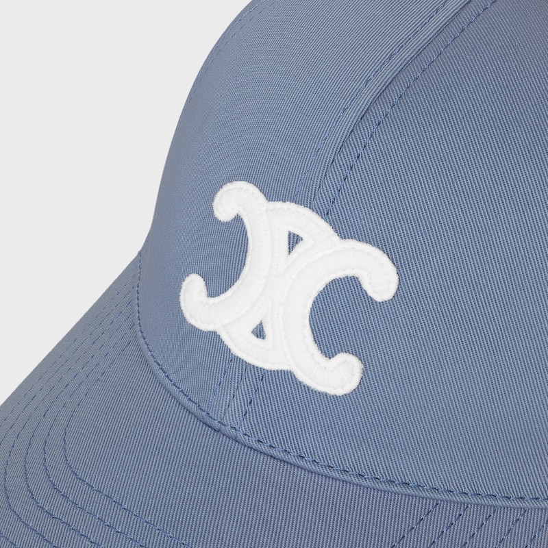 triomphe baseball cap IN cotton gabardine - PERIWINKLE BLUE -  - 1 | CELINE