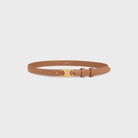 Small 18MM Triomphe Belt IN Taurillon Leather - BRONZE -  - 1 | CELINE