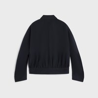 jacket IN WOOL AND COTTON GABARDINE - NAVY -  - 2 | CELINE