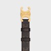 Medium 25MM Triomphe Belt IN Triomphe Canvas - TAN -  - 3 | CELINE