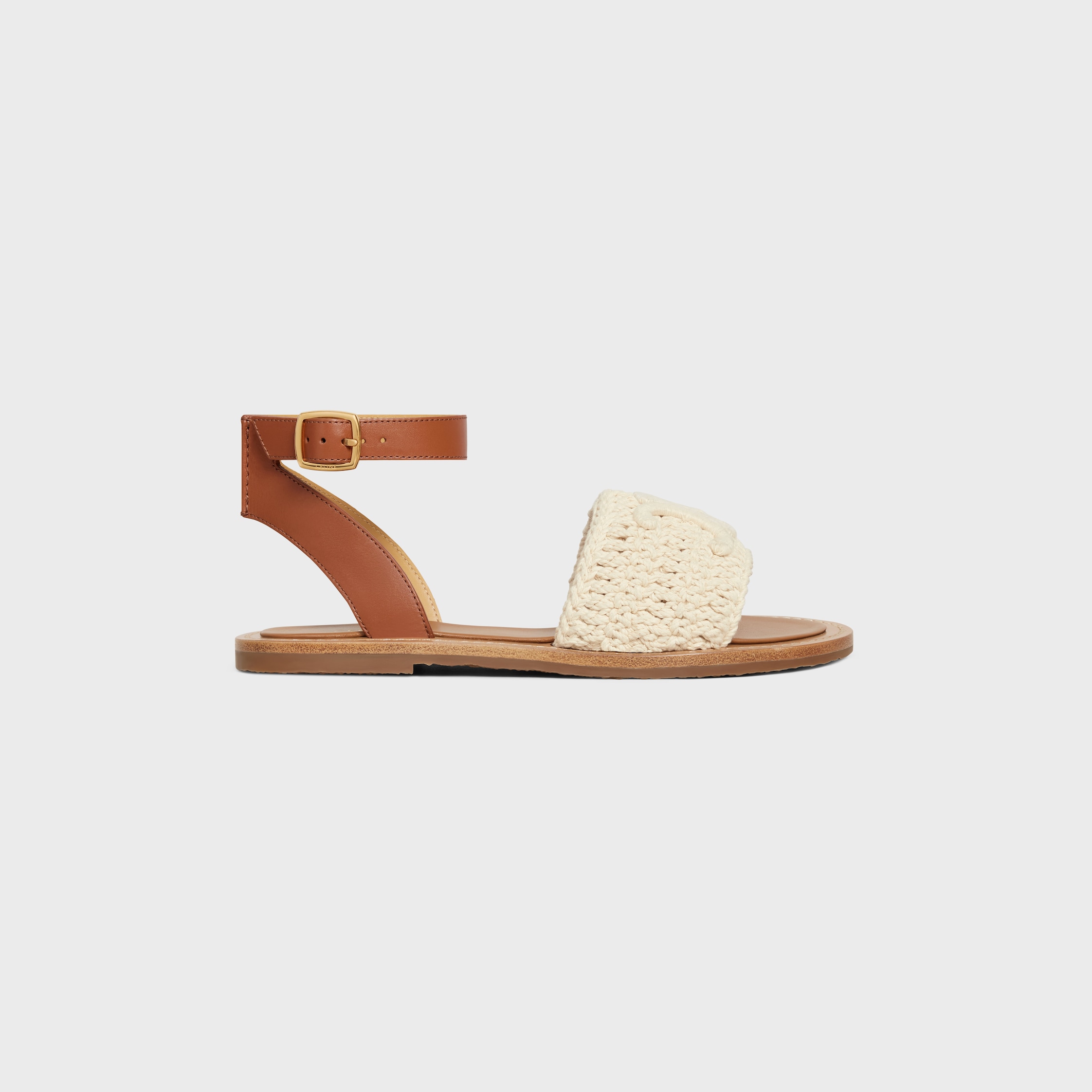 サンダル・ミュール CELINE | LYMPIA SANDAL IN TRIOMPHE 357934535C.02UL 357934535C-02UL_1_SS24_P1_W.jpg