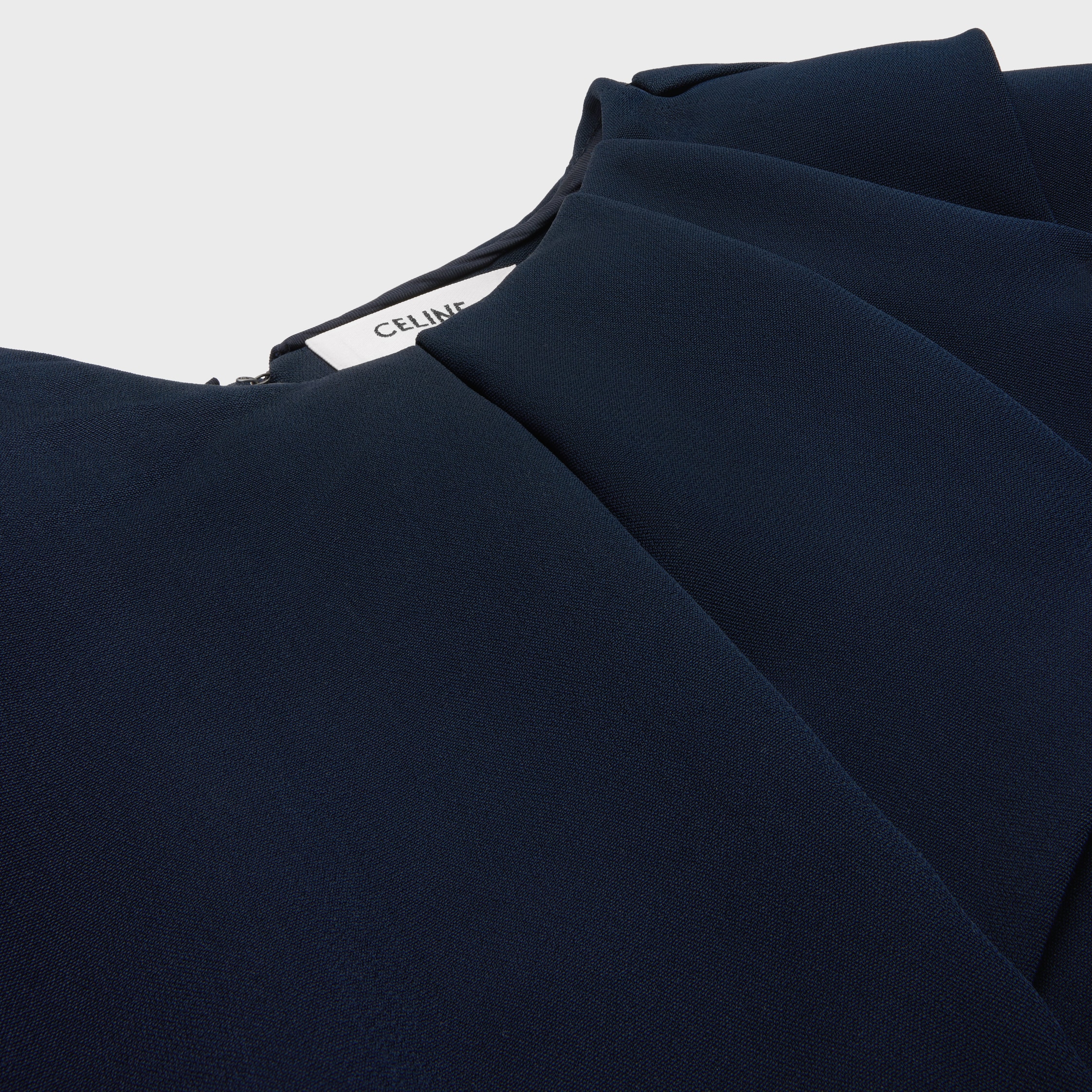 cape dress IN viscose cady - NAVY | CELINE