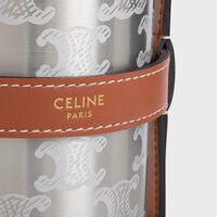 ウォーターボトル / 全面トリオンフプリント入り スチール - タン - GIFT FINDER - 1 | CELINE