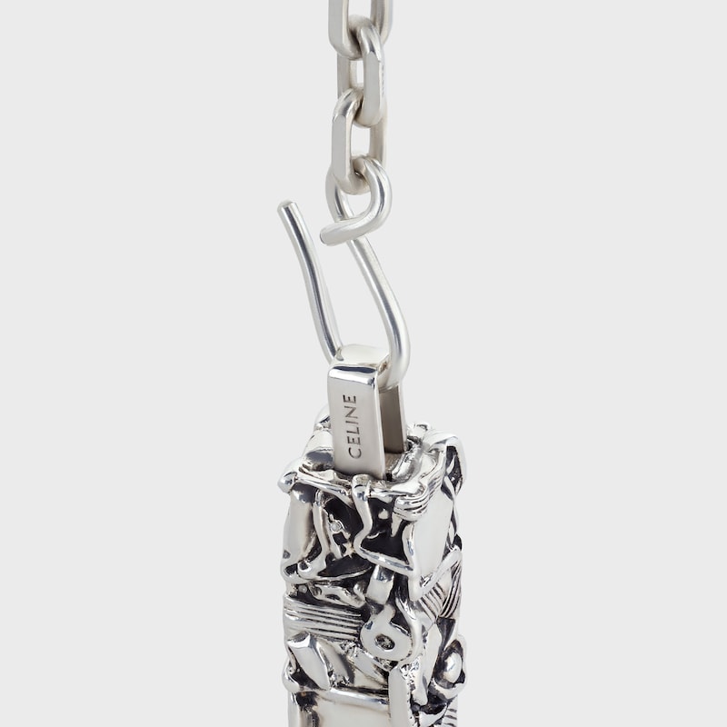 純銀Celine César Project Compression頸鍊 - 銀色 - 项链 - 1 | CELINE