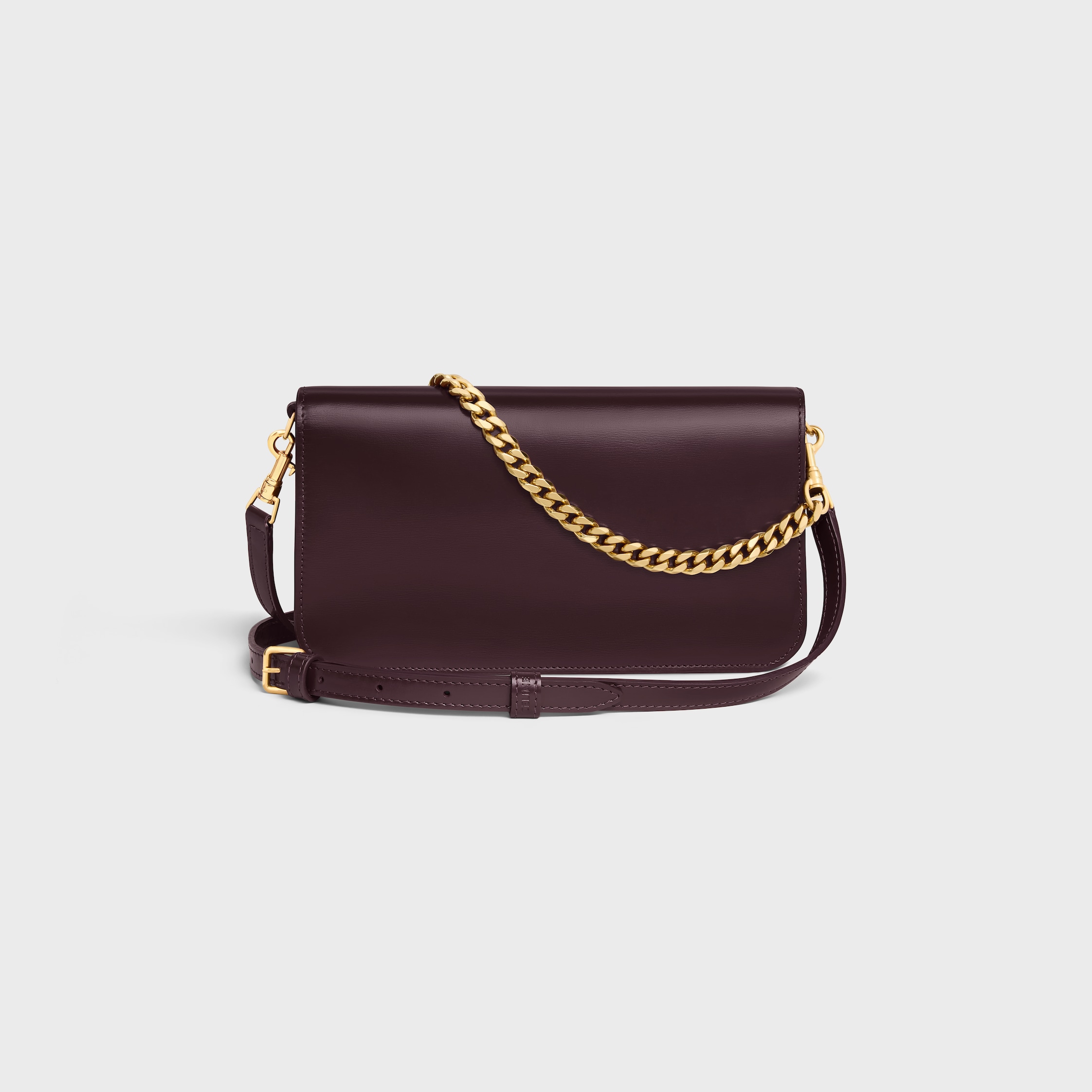 MULTIPOCHETTE IN SHINY CALFSKIN - Deep Burgundy | CELINE