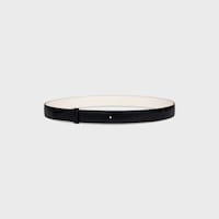 Reversible Strap 25MM IN TAURILLON - BLACK / RICE -  - 2 | CELINE
