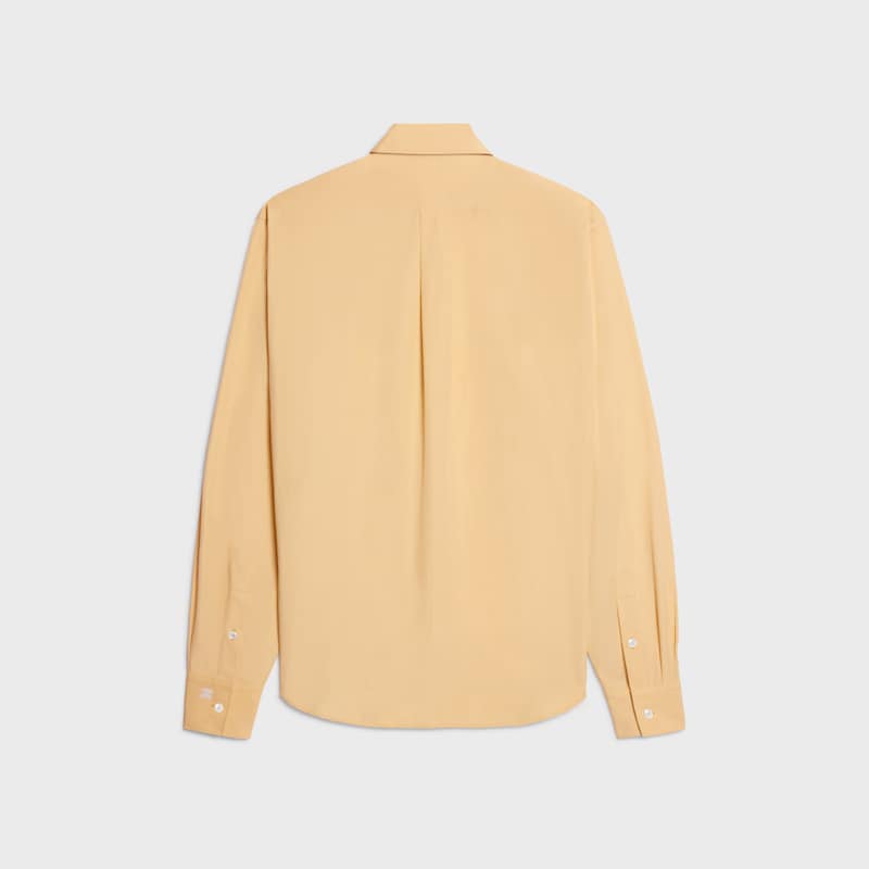 loose shirt IN COTTON POPLIN - BEURRE -  - 1 | CELINE