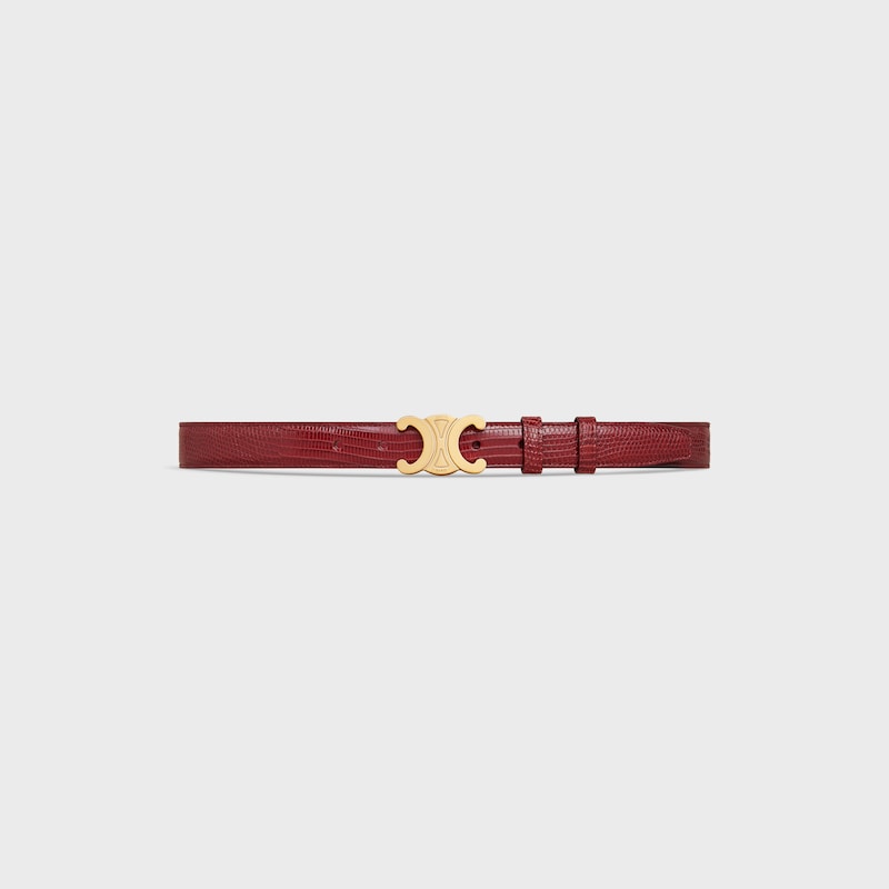 Triomphe Belt 25MM in Lizard - RUBY -  - 1 | CELINE
