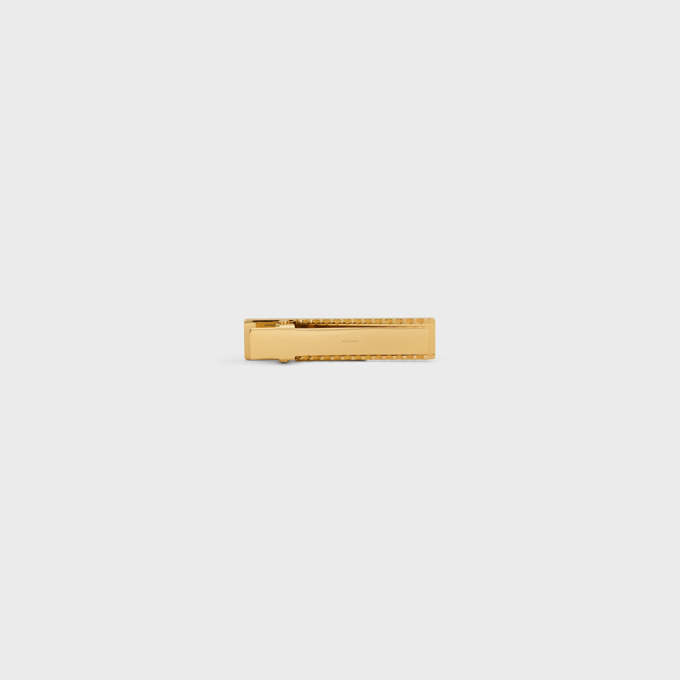 CELINE SULKY HAIR CLIP IN BRASS WITH GOLD FINISH AND STEEL - GOLD