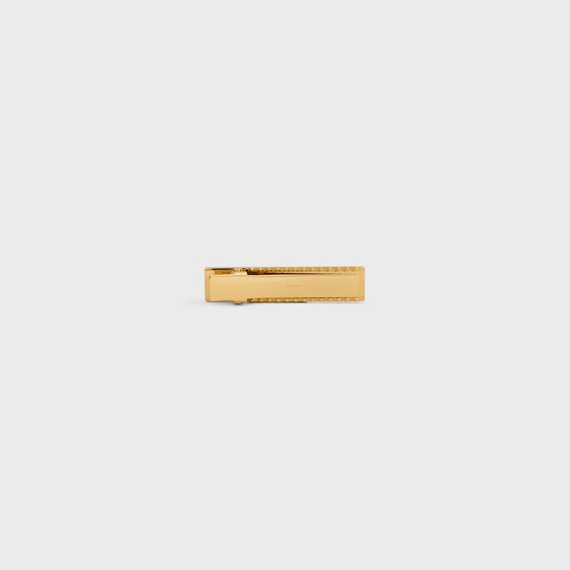 Celine Sulky Hair Clip in Brass with Gold Finish and Steel - GOLD -  - 1 | CELINE
