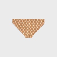 triomphe swimsuit bottom IN triomphe matte jersey - DESERT/ORANGE -  - 2 | CELINE