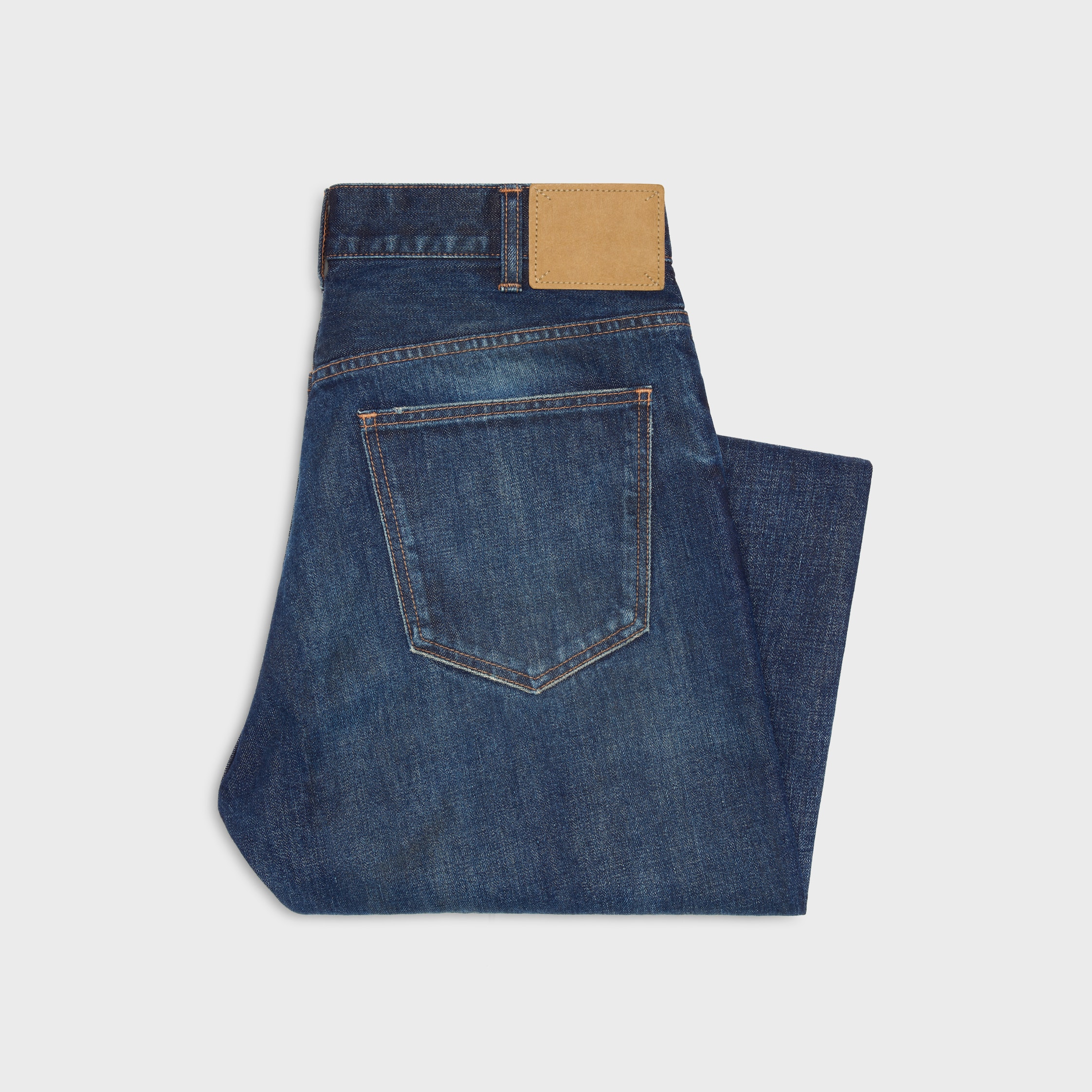 CELINE セリーヌ ミッドウエスト ジーンズ wesley jeans in eastside distressed denim - EASTSIDE