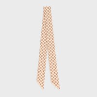lavalliere IN mini triomphe silk twill - VANILLA/CARAMEL -  - 1 | CELINE