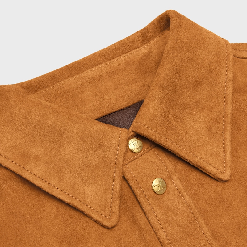 chemise su&egrave;de - Cannelle -  - 1 | CELINE
