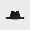 fedora hat in felt - BLACK -  - 1 | CELINE
