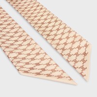 lavalliere IN mini triomphe silk twill - VANILLA/CARAMEL -  - 1 | CELINE
