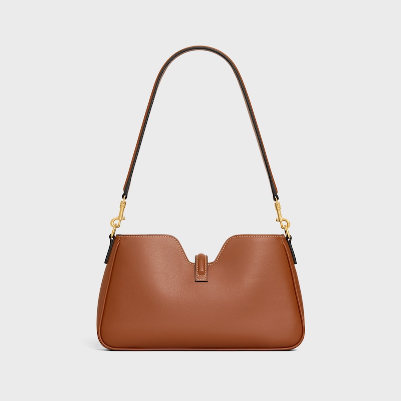 SHOULDER CAMILLE 16 SOFT IN SMOOTH CALFSKIN - TAN - MORE LINES - 1 | CELINE