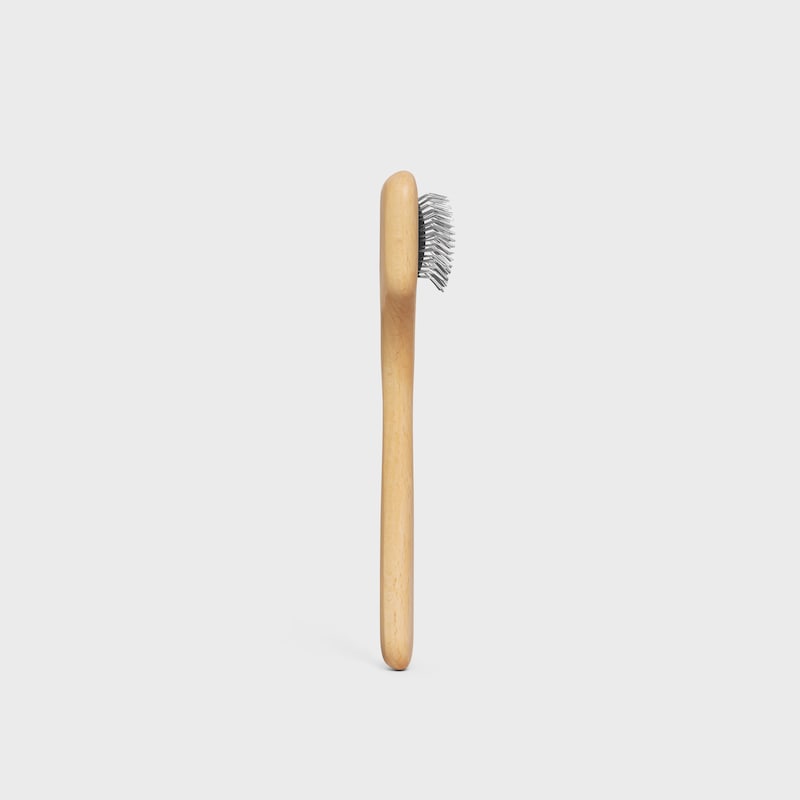 DOG BRUSH IN WOOD - NATURAL - DOG ACCESSORIES - 1 | CELINE