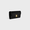 LARGE WALLET TRIOMPHE IN Shiny calfskin - BLACK - SMALL GIFTS - 2 | CELINE