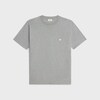 triomphe loose t-shirt in cotton jersey - GREY MELANGE/OFF WHITE -  - 1 | CELINE
