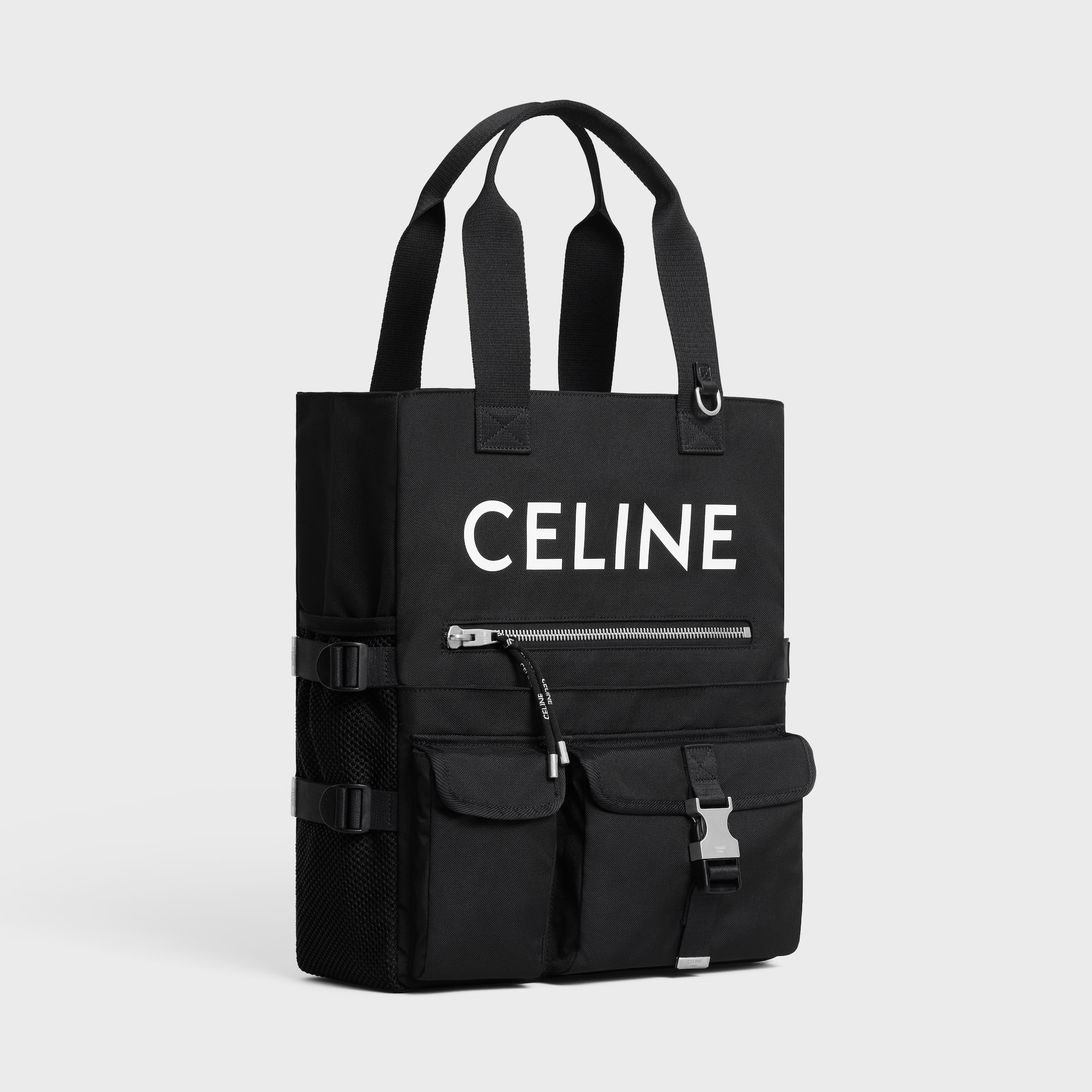 ★CELINE★ミディアム トラベルバッグ / CELINEプリント入り ミディアム トラベルバッグ トロンフ キャンバス セリーヌ