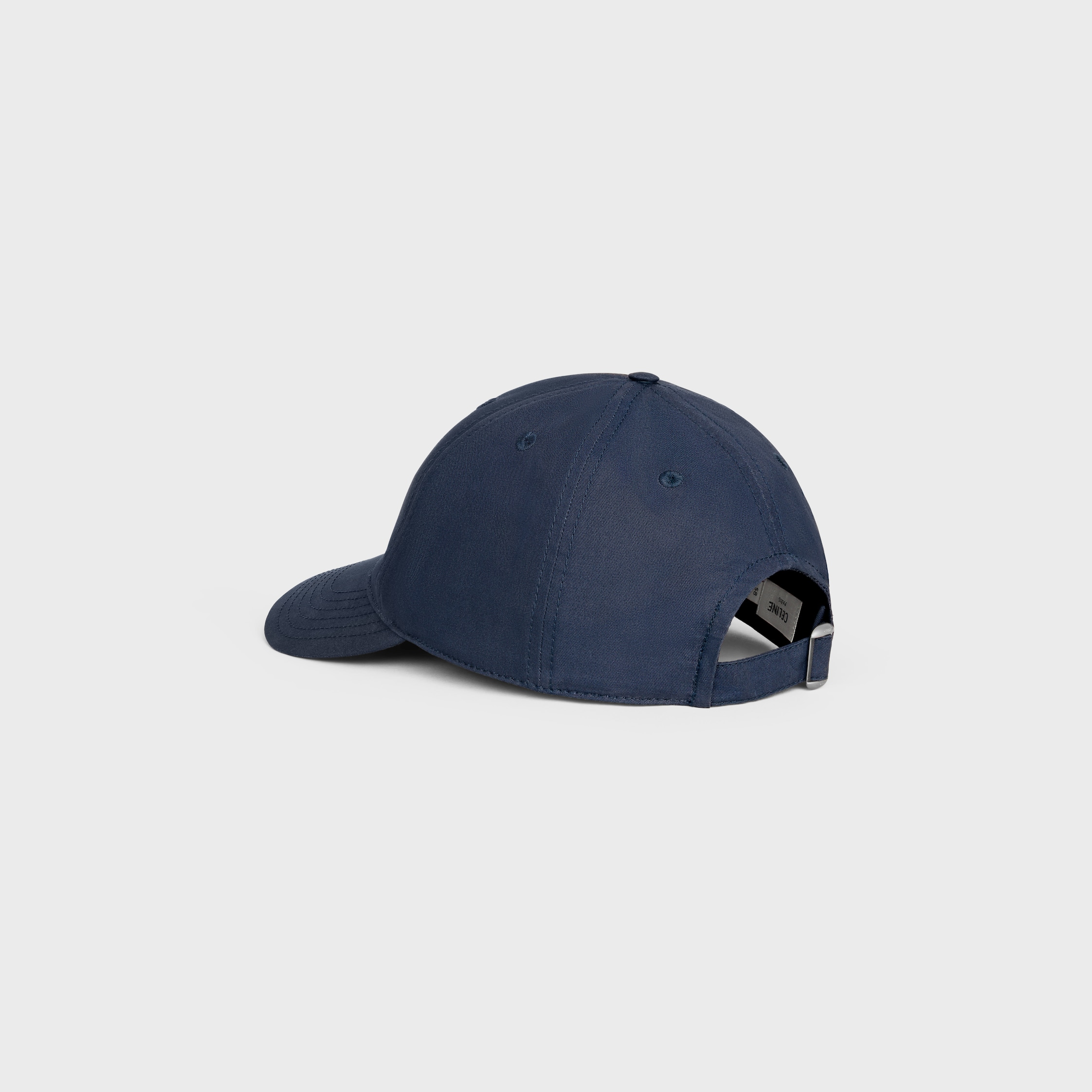 TRIOMPHE BASEBALL CAP IN COTTON - NAVY / OFFWHITE | CELINE
