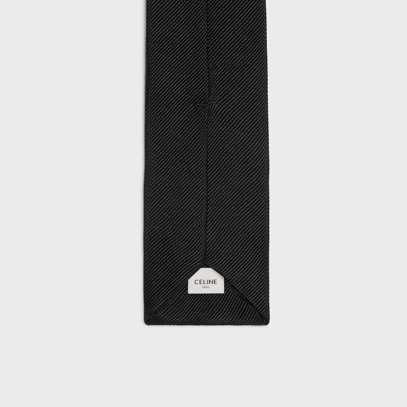 tie IN silk - BLACK -  - 1 | CELINE