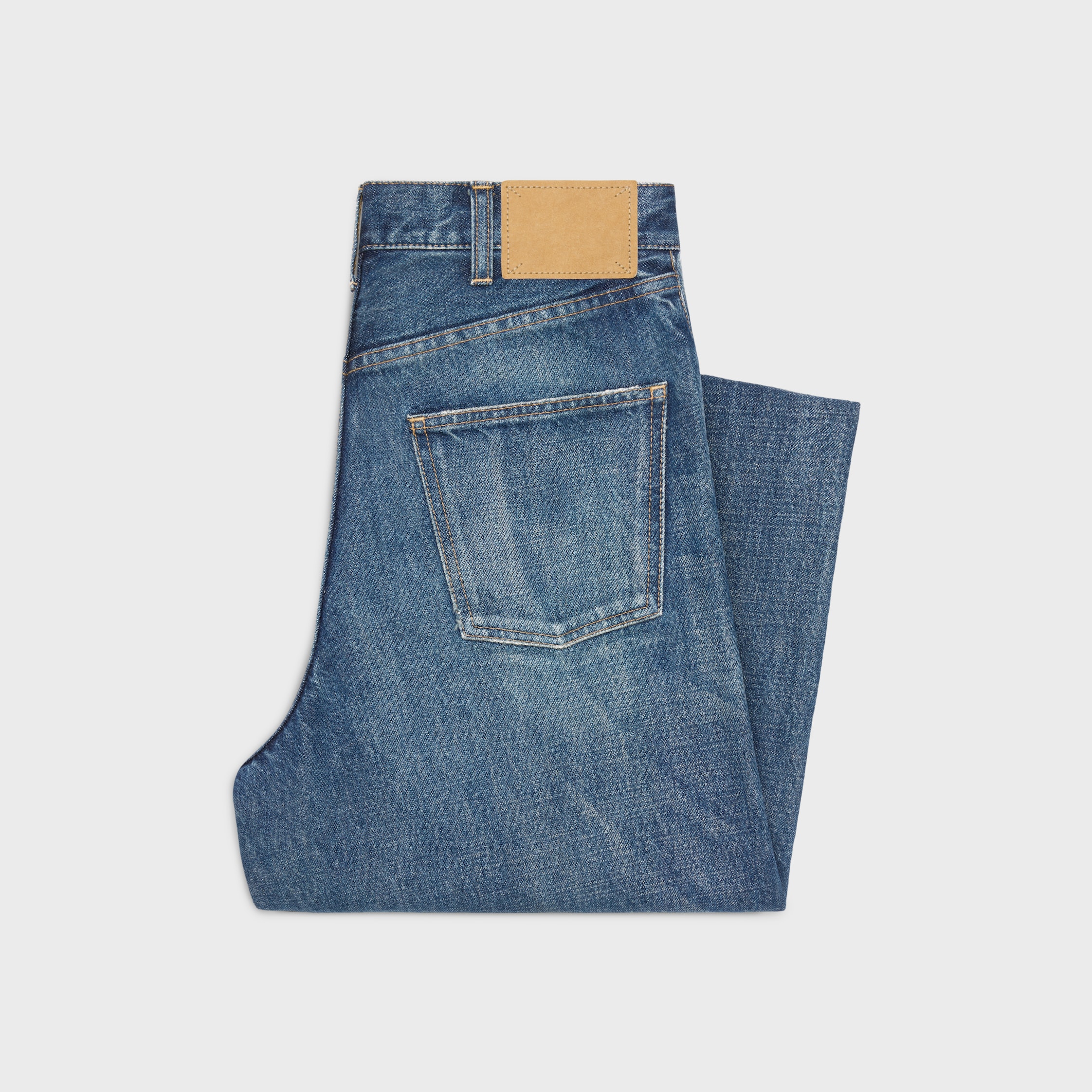 flared surf jeans in dark union wash denim - DARK UNION WASH