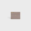 COMPACT WALLET WITH COIN TRIOMPHE IN Shiny calfskin - PEBBLE - GIFT FINDER - 3 | CELINE