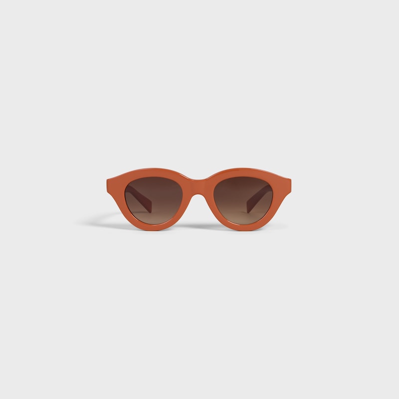 Occhiali da sole Triomphe Mini 01 in acetato - TERRACOTTA -  - 1 | CELINE