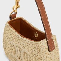 MICRO TILLY IN Raffia - NATURAL / TAN - CHARMS AND ACCESSORIES - 1 | CELINE
