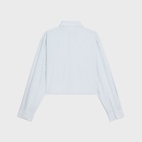 短款襯衫 - 冰川藍/黑色 -  - 2 | CELINE