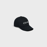 棉質棒球帽 - 黑色 -  - 1 | CELINE