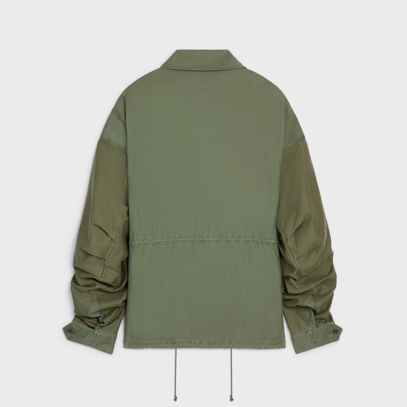 parka IN cotton satin - LIGHT GREEN -  - 1 | CELINE