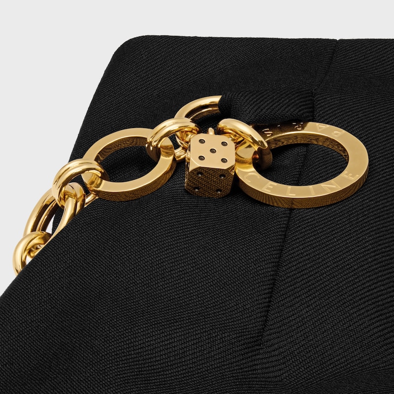 midi skirt IN mohair wool - BLACK -  - 1 | CELINE